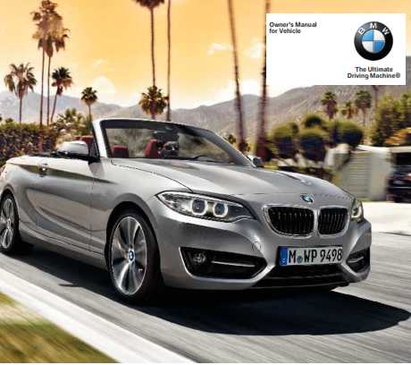 2015 Bmw 228i Xdrive Convertible Owners Manual Free Download