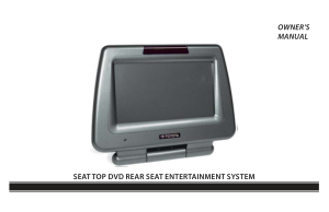 2015 Toyota Sienna Seat Dvd Rear Seat Entertainment System Owners Manual Free Download