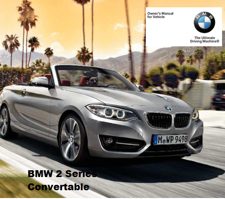 2016 Bmw 2 Series Convertible Owners Manual Free Download