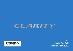 2017 Honda Clarity Fuel Cell Owners Manual Free Download