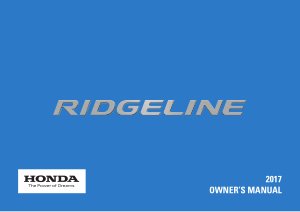 2017 Honda Ridgeline Owners Manual Free Download
