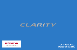 2018 Honda Clarity Fuel Cell Navigation Manual Free Download