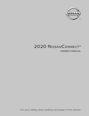 2020 Nissan Altima Connect Navigation System Owners Manual Free Download