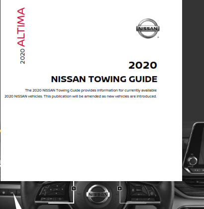 2020 Nissan Altima Towing Guide Free Download