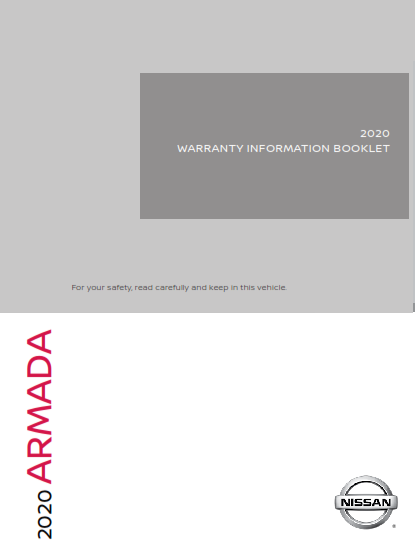 2020 Nissan Armada Warranty Information Booklet Free Download