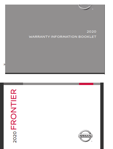 2020 Nissan Frontier Warranty Information Booklet Free Download