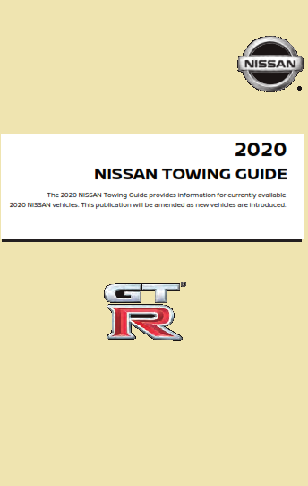 2020 Nissan Gtr Towing Guide Free Download