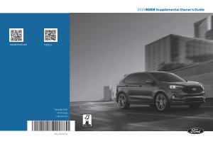 2021 Ford Edge Supplemental Owners Guide Free Download