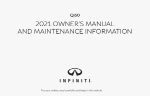 2021 Infiniti Usa q60 Owner Manual Free Download
