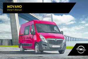 Opel Movano [2017] Owners Manual Free Download