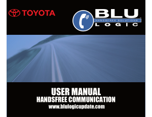 2012 Toyota Prius plug-in Hybrid Hands Free Blu Logic Owners Manual Free Download