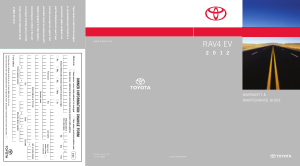 2012 Toyota rav4 Ev Navigation And Audio System With Entune Quick Reference Guide Free Download