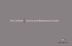 2013 Infiniti Usa Service Maintenance Guide Free Download