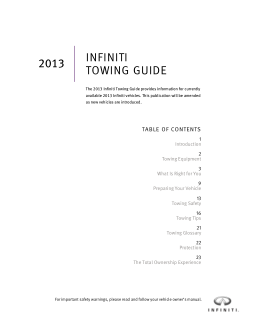 2013 Infiniti Usa Towing Guide Free Download