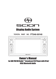 Scion Xb [2013] Owners Manual Free Download
