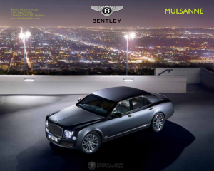 2014 Bentley Mulsanne Car Owners Manual Free Download