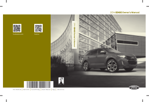 2014 Ford Edge Owners Manual Free Download