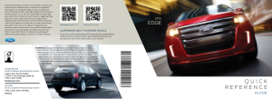 2014 Ford Edge Quick Reference Guide Free Download
