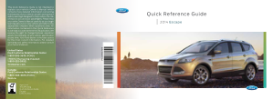 2014 Ford Escape Quick Reference Guide Free Download
