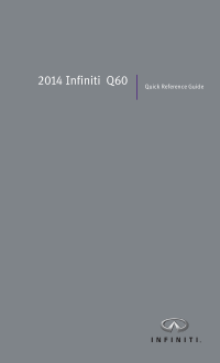 2014 Infiniti Usa q60 Convertible Quick Reference Guide Free Download