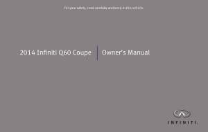 2014 Infiniti Usa q60 Coupe Owner Manual Free Download
