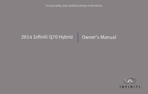 2014 Infiniti Usa q70 Hybrid Owner Manual Free Download