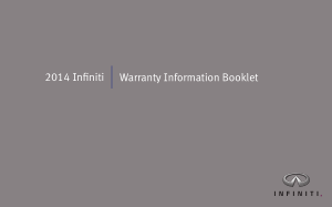 2014 Infiniti Usa Warranty Booklet Free Download