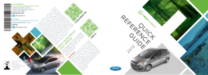 2015 Ford c-max Hybrid Quick Reference Guide Free Download