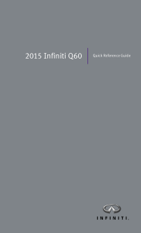 2015 Infiniti Usa q60 Convertible Quick Reference Guide Free Download