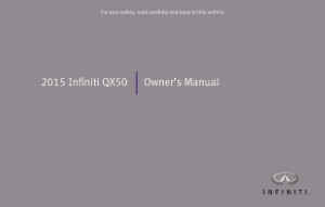 2015 Infiniti Usa qx50 Owner Manual Free Download