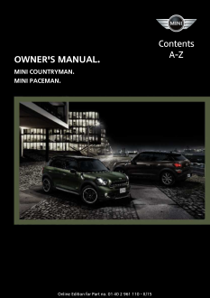 2015 Mini Usa Paceman With Mini Connected Car Owners Manual Free Download
