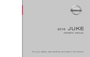 2016 Nissan Juke Owner Manual Pdf Manual Car Owners Manuals