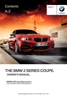 2016 Bmw 2 Series Coupe Car Owners Manual Free Download