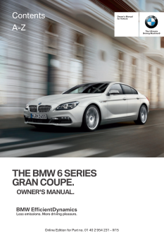 2016 Bmw 650i Gran Coupe Car Owners Manual Free Download