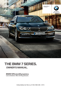 2016 Bmw 7 Series Car Owners Manual Free Download