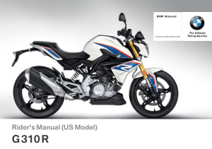 2016 Bmw G 310 R Usa Owners Manual Free Download