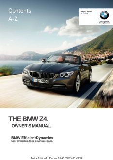 2016 Bmw z4 Car Owners Manual Free Download