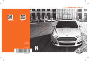 2016 Ford Fusion Owners Manual Free Download