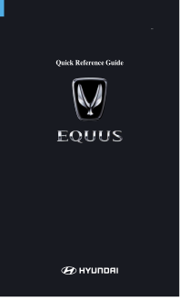 2016 Hyundai Equus Quick Reference Guide Free Download