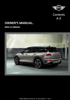 2016 Mini Usa Clubman Car Owners Manual Free Download