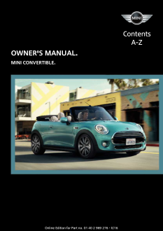 2016 Mini Usa Convertible Car Owners Manual Free Download
