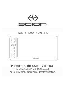 Scion fr-s [2016] Owners Manual Free Download