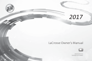 2017 Buick Lacrosse Car Owners Manual Free Download