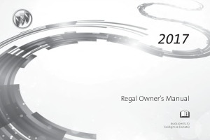 2017 Buick Regal Car Owners Manual Free Download