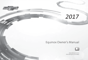 2017 Chevrolet Equinox Car Owners Manual Free Download
