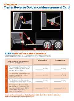 2017 Ford f-450 Trailer Reverse Guidance Measurement Card Free Download