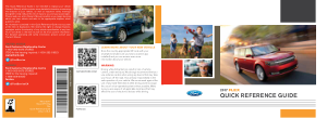 2017 Ford Flex Quick Reference Guide Free Download