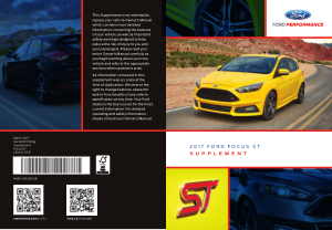 2017 Ford Focus St Supplement Owners Manual Free Download