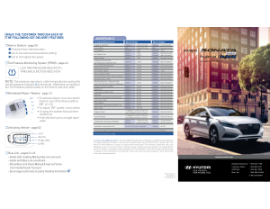 2017 Hyundai Sonata plug-in Hybrid Ev Quick Reference Guide Free Download
