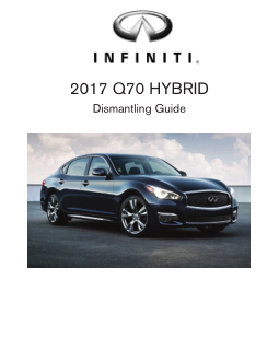 2017 Infiniti Usa q70 Hybrid Dismantling Guide Free Download